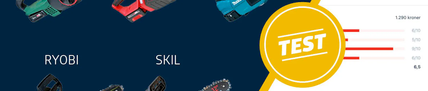 Test: Lille motorsav Test: Lille motorsav